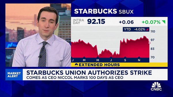 Starbucks union authorizes strike