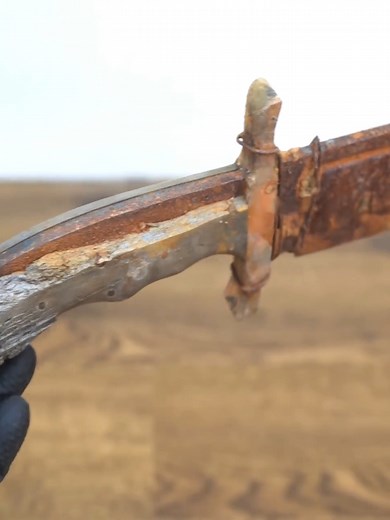 480K views · 10K reactions | Extreme Rusty Bowie Knife Restoration #forging #forge #bowie #viralreelsfacebook | Sart Restoration | Facebook