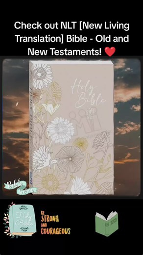 From the beginning to the end, God's story unfolds in the NLT Bible. Discover the power of His word in language you can understand. #CapCut #nltbible #nlt #ESVBible #Scripture #Faith #Inspiration #spacexshopify17 #fypシviralシ2024 #fypシ #fyp #booktok #book #Grow #Read #Study #bible #God #CSMPublishing #Devotional #CSMAko #Christian