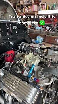 1940 ford Transmission install complete!