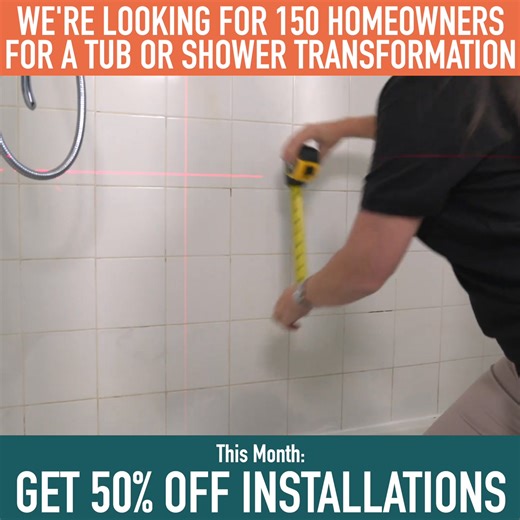 46 reactions · 7 comments | We’re looking for 150 HOMEOWNERS for a Tub/Shower transformation done in as little as 1-DAY!  This Month: ✅ Get a FREE In-Home Consultation ✅ SAVE 50% on the installation ✅ Price match guarantee ✅ Lifetime warranty See if you qualify for local pricing: https://www.mybathhero.com/bath-replacement | Bath Fitter | Facebook