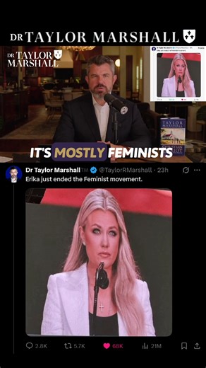 "How Erika Kirk Changed Feminism Forever" Dr Taylor Marshall Podcast | Dr. Taylor Marshall