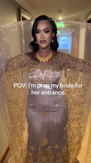 POV: Prepping My Bride for Her Entrance | Somali Wedding