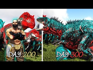300 Days to Defeat Save Acro and All Bosses in ARK: Paleo Additions