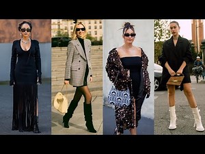 12 ways to style a Black dress | Black dress Outfit ideas for Party