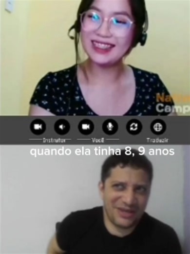 This is how I practice my English every day with Native Camp Brazil. É assim que eu pratico meu inglês todos os dias. @BLΛƆKPIИK #learnenglish #englishpractice #nativecamp #blackpink #studyenglish