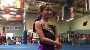 When will Issy get her round off backhandspring? She will get it when she gets it; and not a moment sooner. 😉 Well, two meets into season and it looks like she will be competing her level 3 floor at 2nd prelim, tumbling pass and all. | Gymnastics World