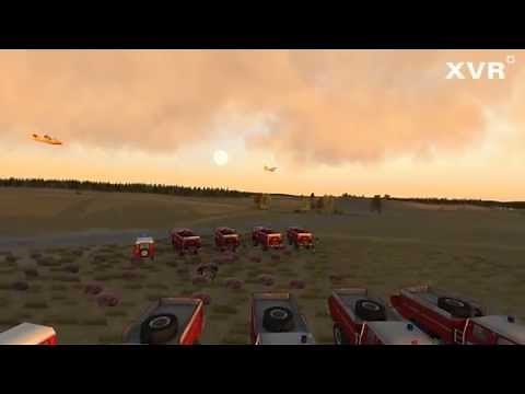 Simulation Pompier - Scénario Feux de Forêt - XVR 2014