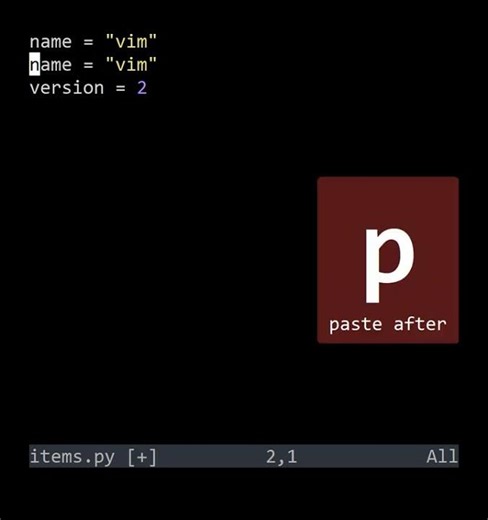 VimFu — Yank a Line