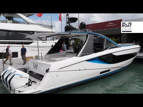 AZIMUT VERVE 47 - Walk Through Performance Boat at Miami Boat Show 2022 - The Boat Show