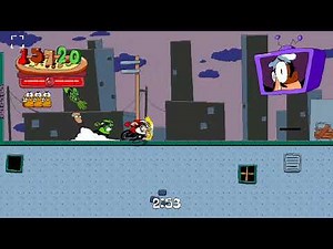 Pizza Tower Kung Fu level (No Collisions, With Music)