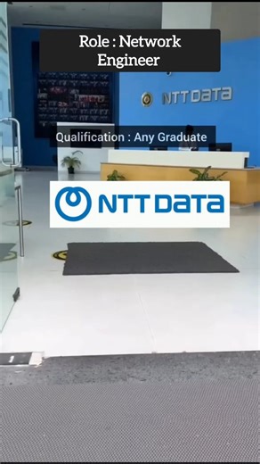 atfreejobalert on Instagram: "NTT DATA Requirement Network Engineer Freshers experience also apply for it • • • #NTTDATA #Requirement #NetworkEngineer #Freshers #JobOpportunity #CareerPath #HiringNow"