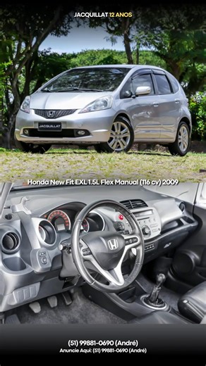 🔥 À VENDA Honda New Fit EXL 1.5L Flex Manual (116 cv) 2009 (Jacquillat)