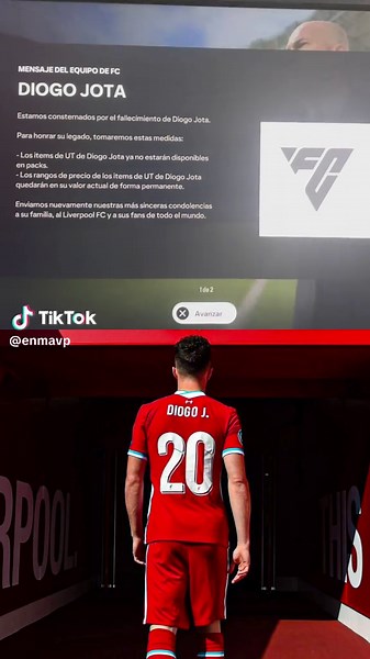 Diogo Jota y su homenaje en EA FC25