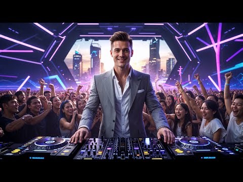 🎧 DJ Live Party Mix 2026 | Club Dance Beats & Laser Light Show