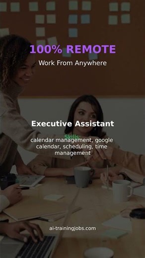 Hiring: Executive Assistant | Work From Home $25 - $50/hr #Shorts