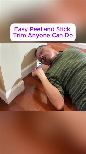 Easy Peel and Stick Trim for Home Projects