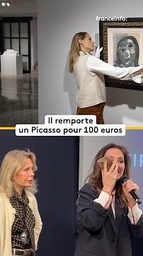 He wins a Picasso for 100 euros
