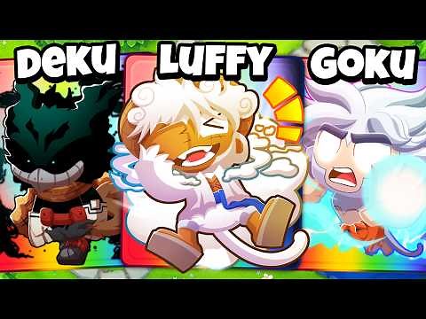 Blob MOAB VS Luffy VS Goku VS Deku!