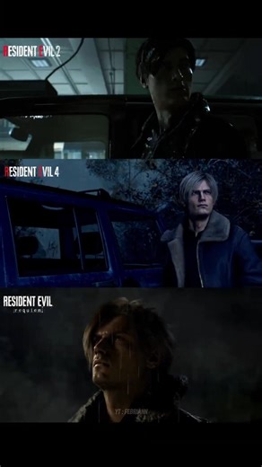 Leon Entry Scenes Comparison | RE2 vs RE4 vs RE9