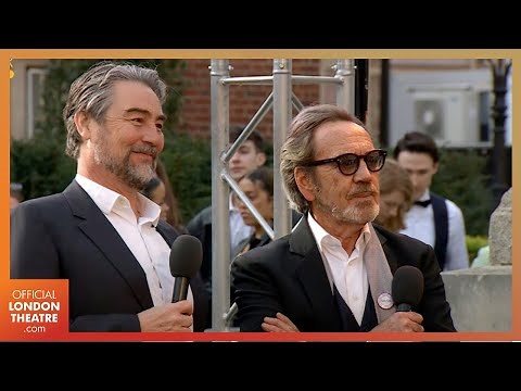 Robert Lindsay and Nathaniel Parker interview on the Green Carpet | Olivier Awards 2022