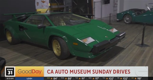 Take a Sunday drive in a car from the CA Automobile Museum!