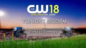 Sunday Night Football, Cowboys vs. Giants, will air on CW18 channel 18.1 or on Spectrum Cable 1080. | WESH 2 News