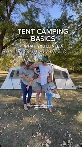 10K views · 662 reactions | Tent camping basics for camping with kids! Comment “link” for my entire camping shopping list! #tentcamping #campingwithkids #camping #campingmusthaves #campingessentials #glamping | Shannon Nowicki | Facebook