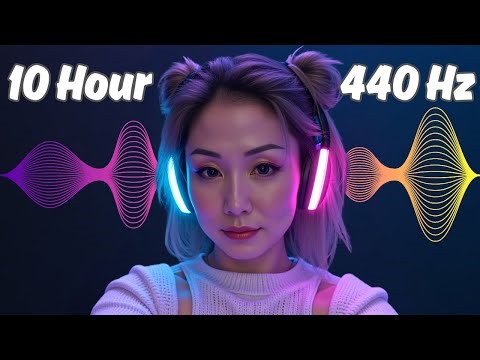 440 Hz Study Frequency for Deep Focus & Mental Clarity |10 Hours