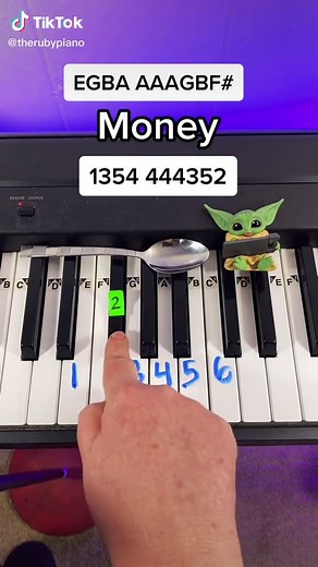 Learn to Play Money on the Piano - Easy Tutorial