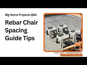 Rebar Chair Spacing Grid Mesh Support Guide