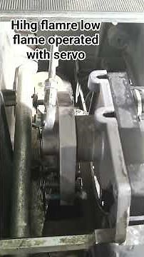 servo motor working in modulation burner