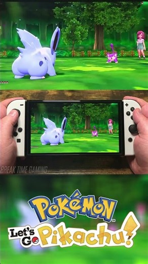 Pokemon Lets Go Pikachu Nintendo Switch OLED Gameplay