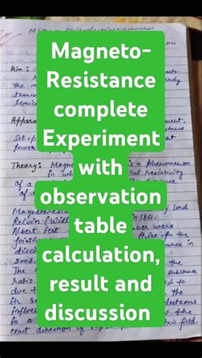 #magnetoresistance #msc #mscphysics #experiment #magneto #physics #solidstatephysics