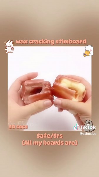 Relaxing Wax Cracking ASMR Video by Emiko Fujio