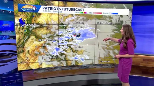 Patriots forecast: Cold in Denver; very snowy in New England