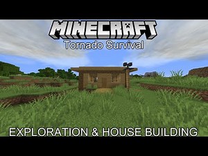 Minecraft Tornado Survival (Localized Weather Mod) S1 EP1
