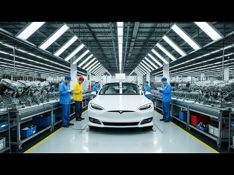 Inside the Tesla Gigafactory — How Electric Cars Are Assembled (Full Process)