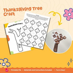 Thanksgiving Tree Craft | Thankful to God Activity for Kids | Christian Gratitude Printable - Etsy Canada