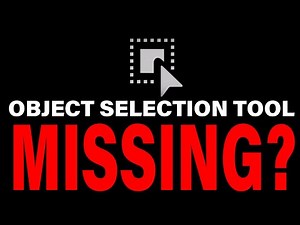 Object Selection tool is MISSING in Photoshop 2020