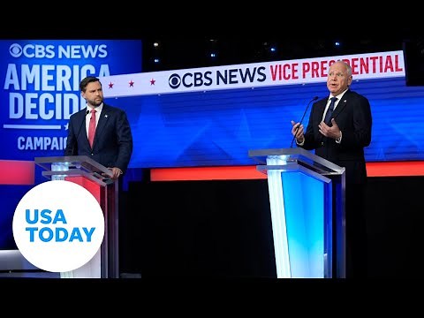 VP debate: Vance, Walz on gun laws, school shootings | USA TODAY