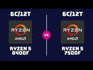 AMD Ryzen 5 8400F vs AMD Ryzen 5 7500F – CPU Comparison