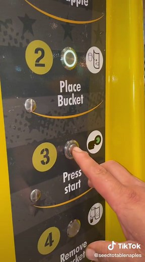 Self-Service Pineapple Machine for Fresh Pink Pineapple