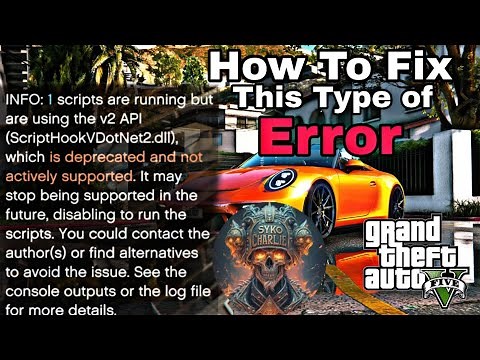 How to Install Scripthook V dot net Nightly in GTA V Ignore 1 Scripts are using the v2 API Error