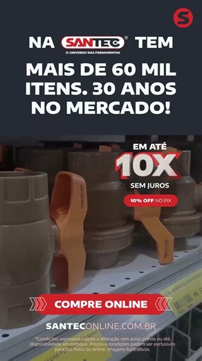 A Loja Completa para Profissionais e Empresas | SANTEC #equipamentos #ferramentaselétricas