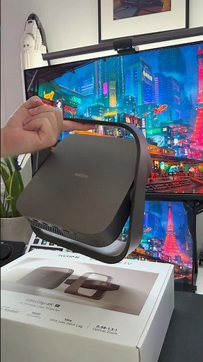 This 4K portable projector is awesome 😍