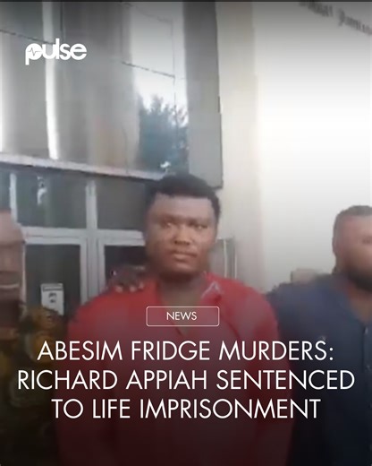 A court has handed down a life imprisonment to Richard Appiah, the man accused of killing and storing the bodies of two boys in a fridge at Abesim in the Bono Region. #PulseNews | Pulse Ghana