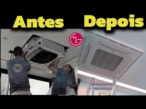 Como instalar Ar Condicionado Split Cassete LG
