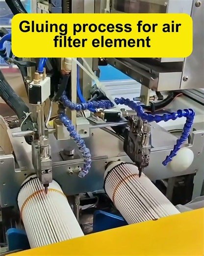 How Heavy-Duty Air Filters Are Made: Inside the Automated Gluing Process | SyFuliejia