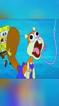 Sandy’s Wild Fish Transformation Disaster.#usa #cartoon #animation#fyp